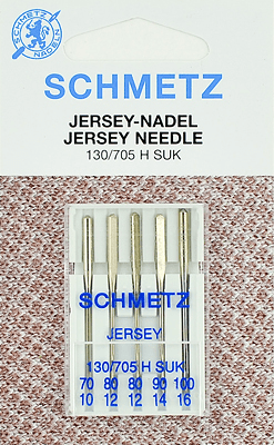 Иглы Schmetz джерси 130/705 H SUK (70x1, 80x2, 90x1, 100x1) 5 шт в Ефремове